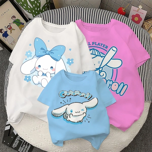 Herlin Collection_Kaos Tshirt Kekinian Cinnamon So Cute_Atasan Anak dan Dewasa