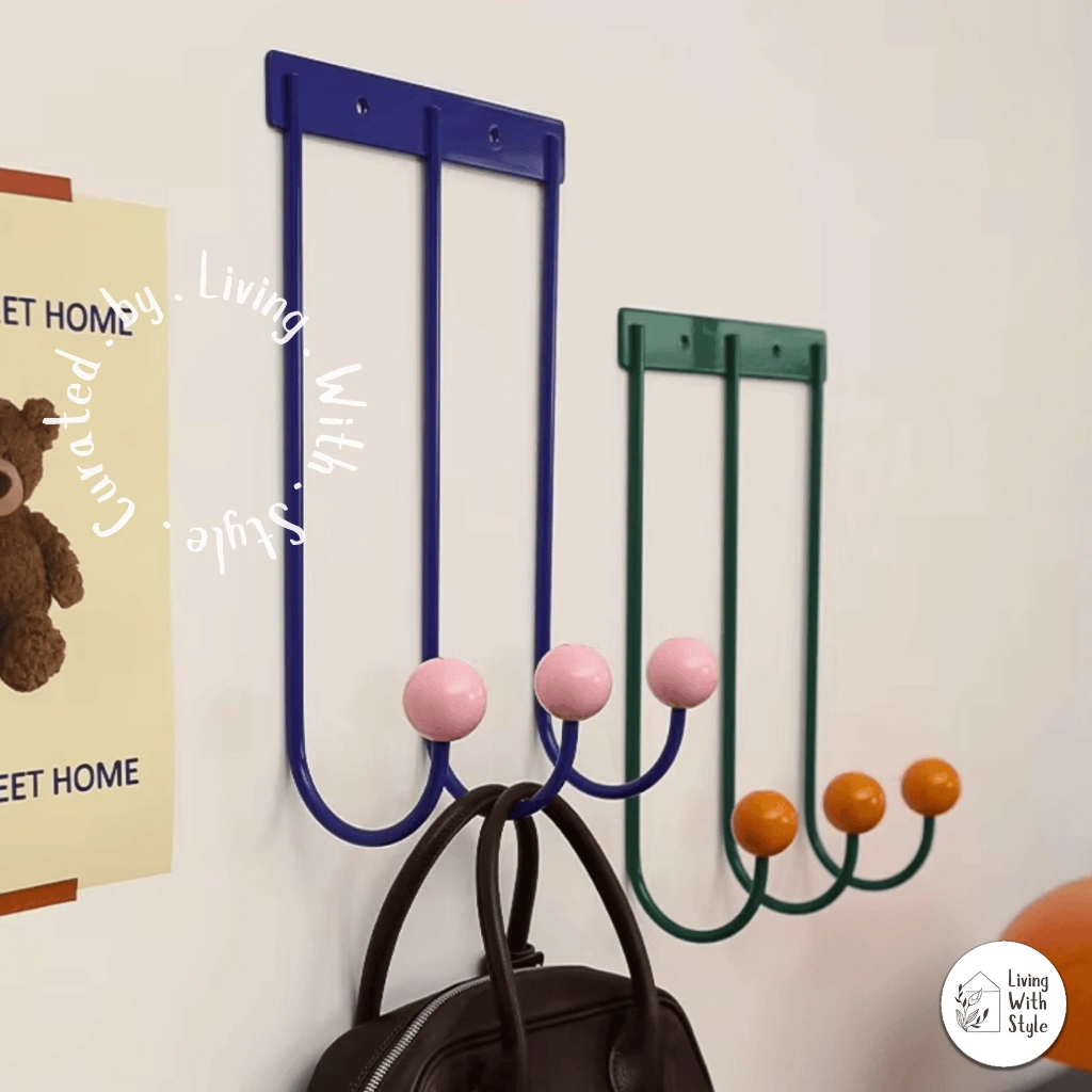 Living With Style - Colour Pop Clothes Hanger Modern Eccentric Design / Rak Gantungan Baju Cantik Model Unik Aesthetic Warna Warni Premium