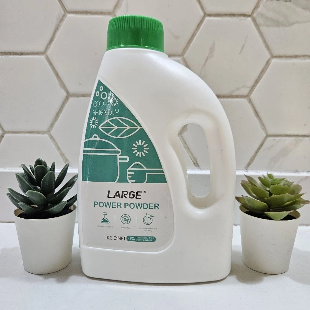 Dishwasher tablet POWDER by LARGE / sabun mesin cuci piring BUBUK