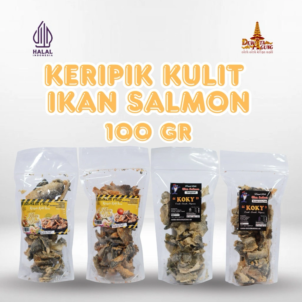 Keripik Kulit Salmon Oleh-oleh Khas Bali