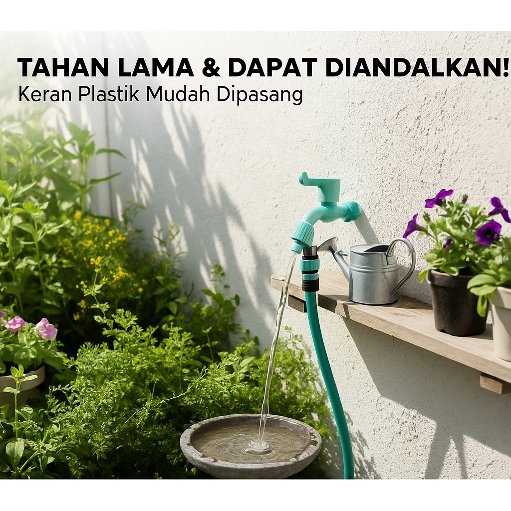 Kran Tembok Mesin Cuci Keran Air Taman Pengunci Selang AN55