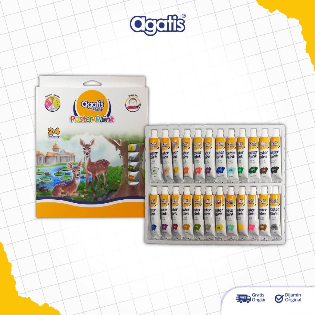 AGATIS - Prime Poster Paint - Cat Poster 12/24 Cepat Kering