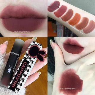 Matte Lipstick Dark Series Lipstik Warna Gelap Lipgloss Matte Velvet LipGloss Tahan Lama Anti Air Korean Lipstick ORIGINAL