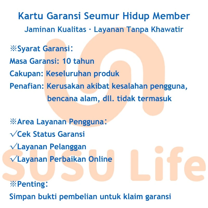 Beli ketel dan nikmati garansi seumur hidup merek tersebut