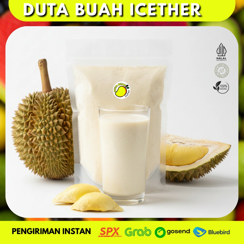 Daging Durian Frozen Fruit – Buah Beku Segar Siap Konsumsi | Duta Buah Icether Bandung