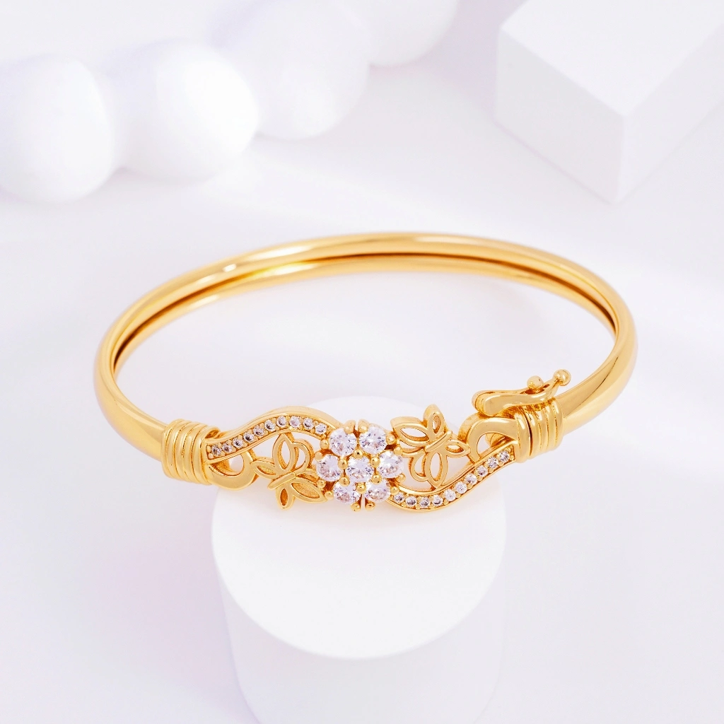 BLK Gelang Bangkok Dewasa Motif Perhiasan Emas Wanita Gold Titanium Anti Karat Jewelry Premium Hadia