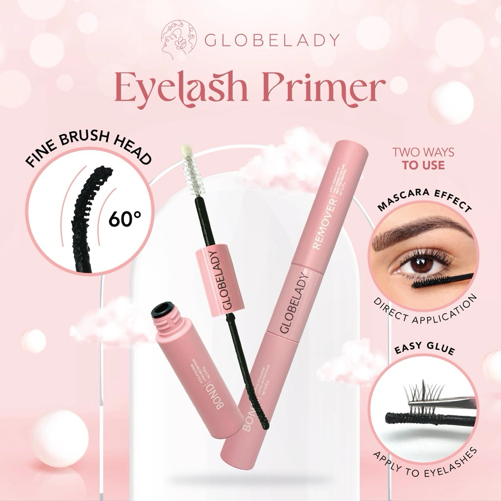 Lem Bulu Mata 2in1 + Removal GLOBELADY tahan 24 jam | Lash Glue Bond and Remover Eyelash Extension