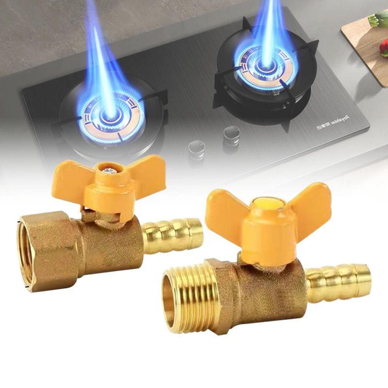 KRAN GAS ANGIN WATER HEATER  1/2" (DRAT DALAM/FEMALE) ANTI BOCOR