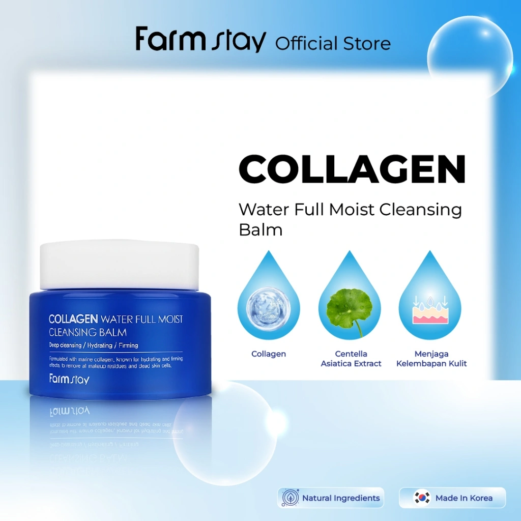 Farm stay Official Shop - Collagen Water Full Moist Cleansing Balm 95ml