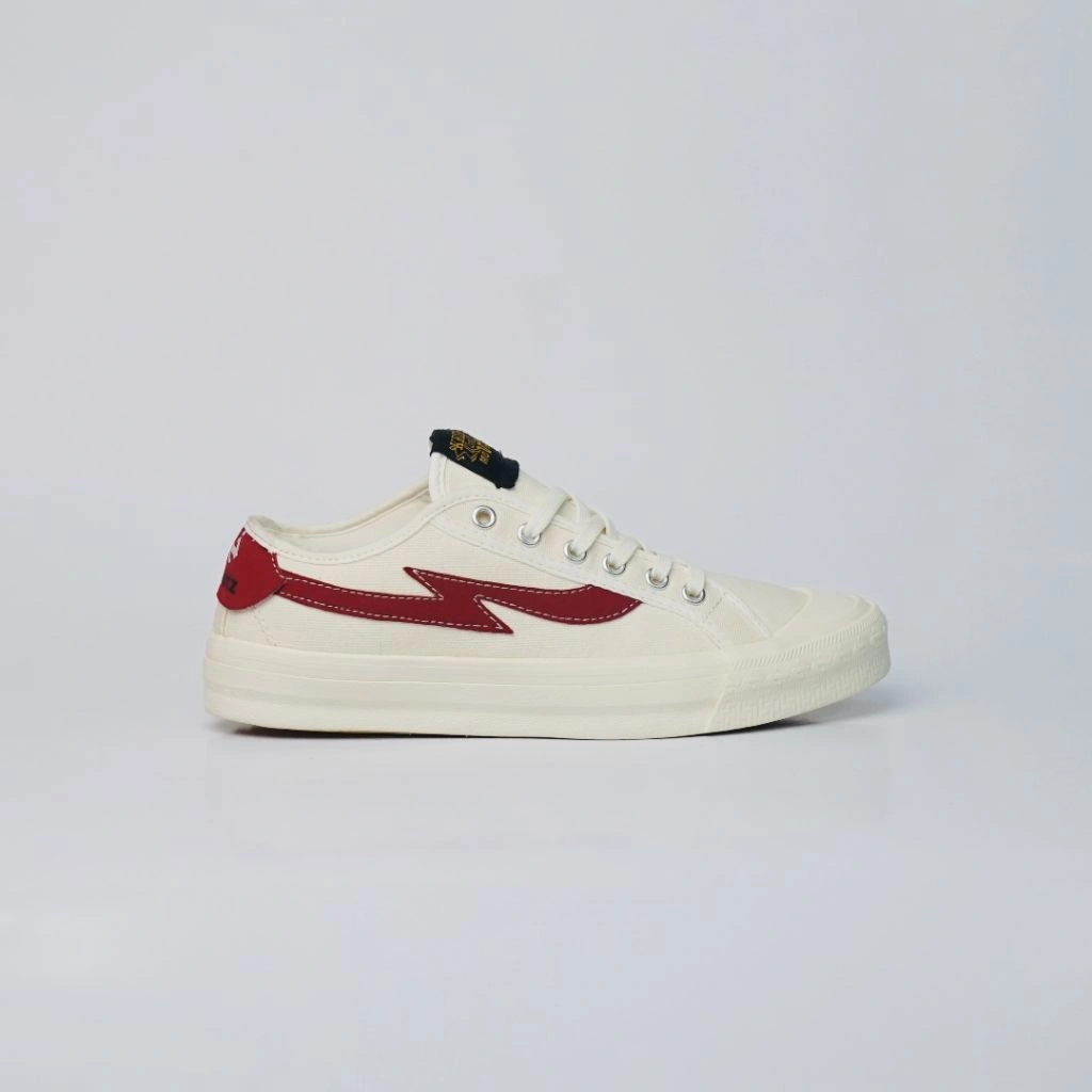 zirotz - flash white red 36-44 sepatu sneakers pria wanita casual