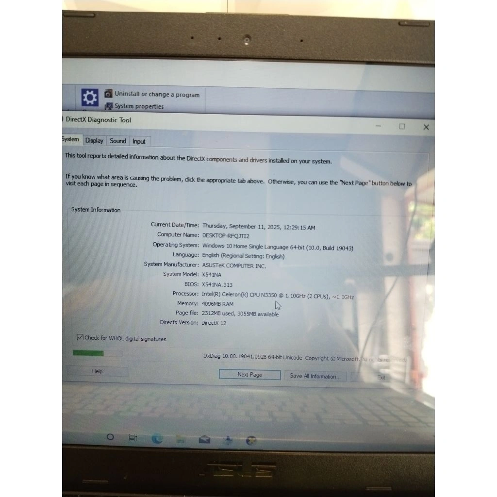 MOTHERBOARD ASUS X541NA X541N X541SA 30PIN