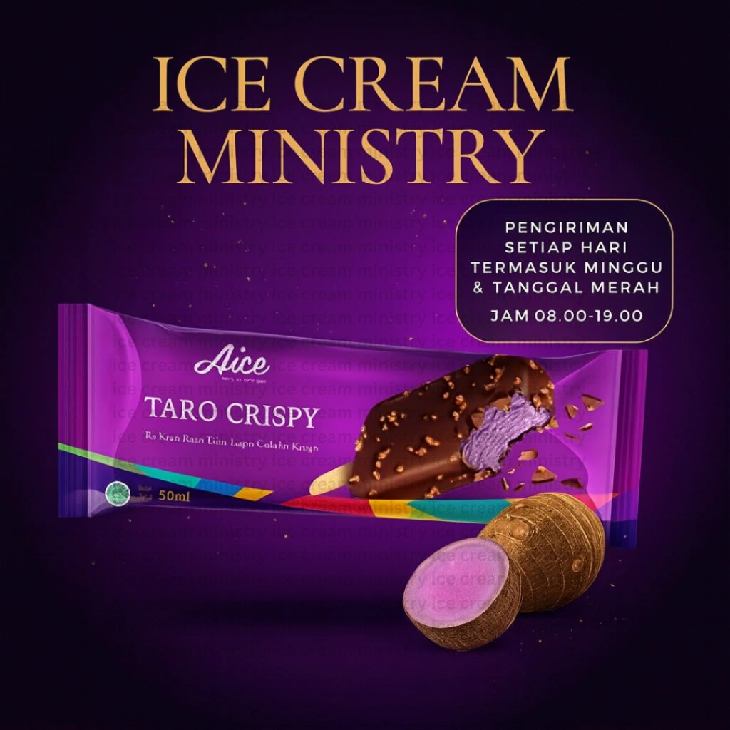 Aice Taro Crispy 1 dus isi 40