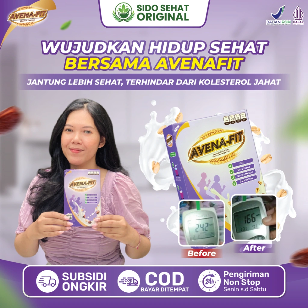 Avenafit Susu Sereal Oat Menyehatkan Jantung dan Membantu Menurunkan Kolesterol Tinggi