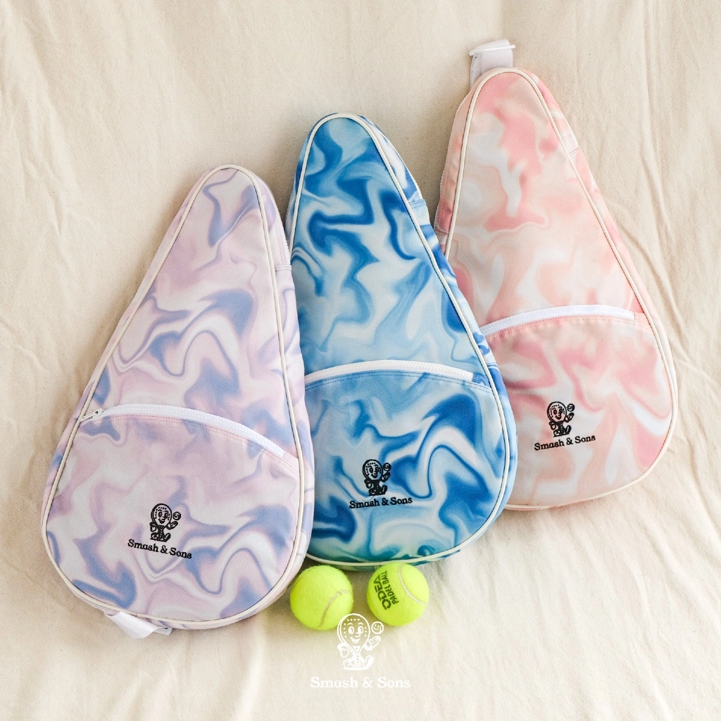 KALANI X Smash & Sons Tas Raket Padel Unisex Single Sleeve, Sarung Raket Padel, Tas Padel Tenis