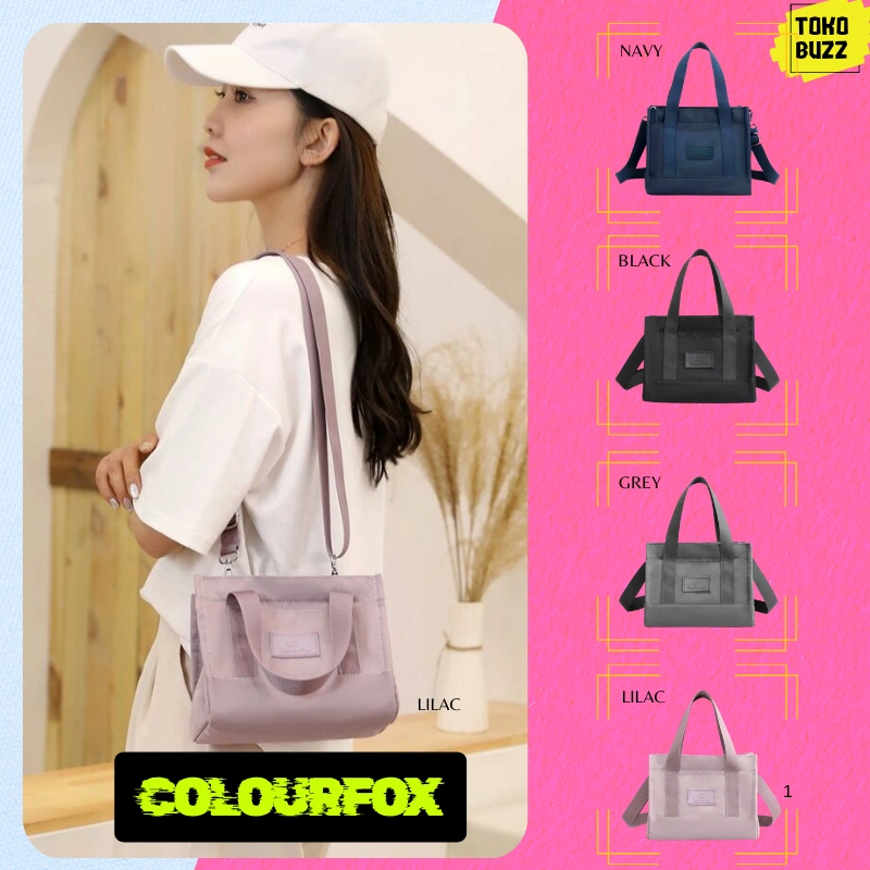 Tas Bahu Mini MIA COLORFUL FOX Selempang Wanita Handbag Wanita Sling Bag Shoulder Bag Wanita Kecil Premium Nilon Kekinian 2IN1