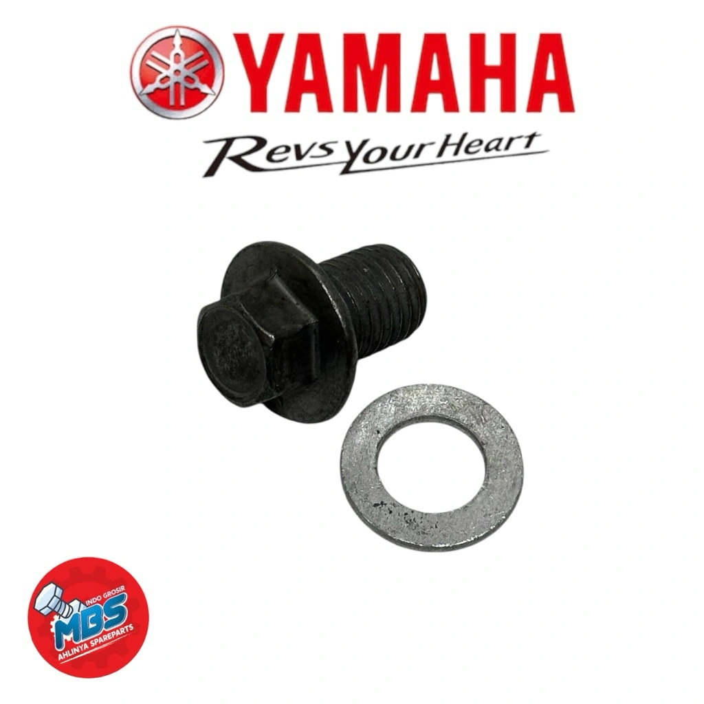 Baut plus ring Tap Tutup Oli Mesin Bawah Yamaha Mio Jupiter Z MX Vega R ZR