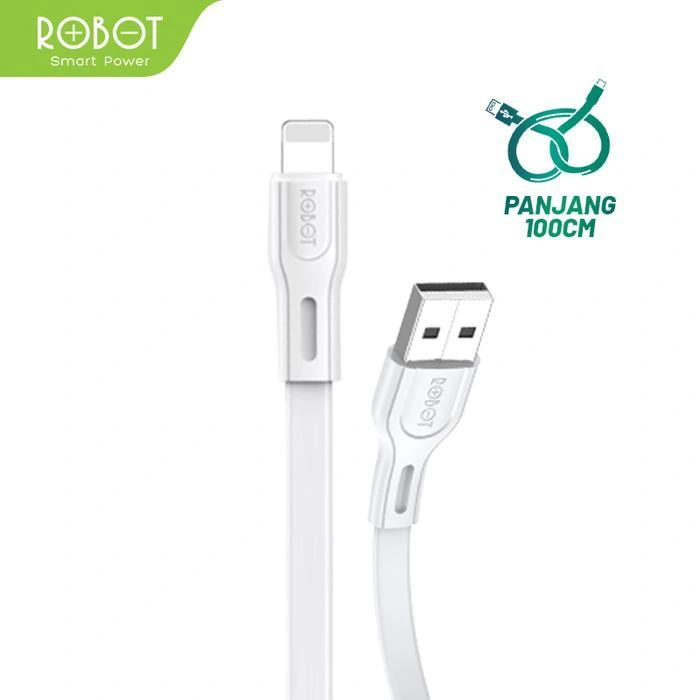 ROBOT Kabel Data for iPhone iPad Panjang 1M - Robot RDL100S Data Cable Original