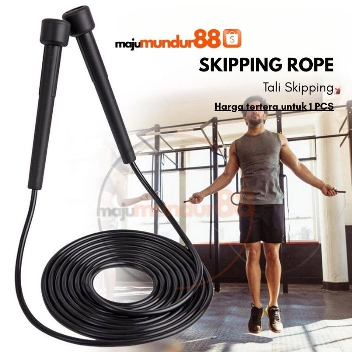 Skipping Rope Tali Skipping PVC Olahraga Lompat Tali Anti Slip Speed Active Sport