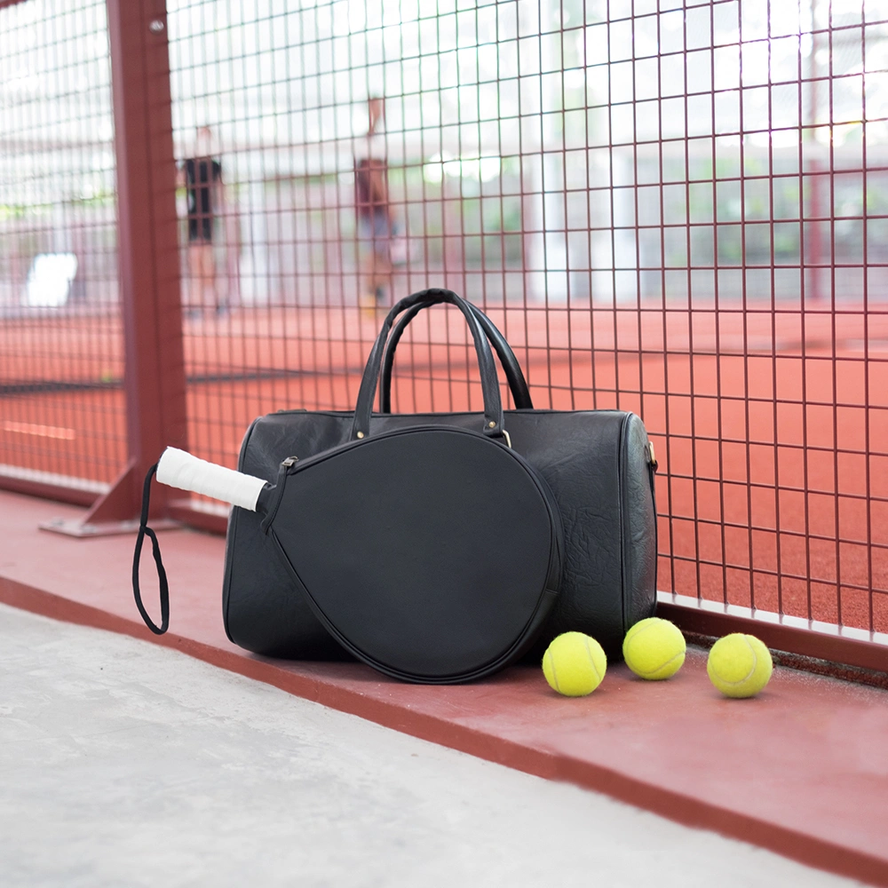 TDS | VAMOS Black Tas Cover Raket Racket Padle Padel Bag Premium Faux Leather Pria Wanita