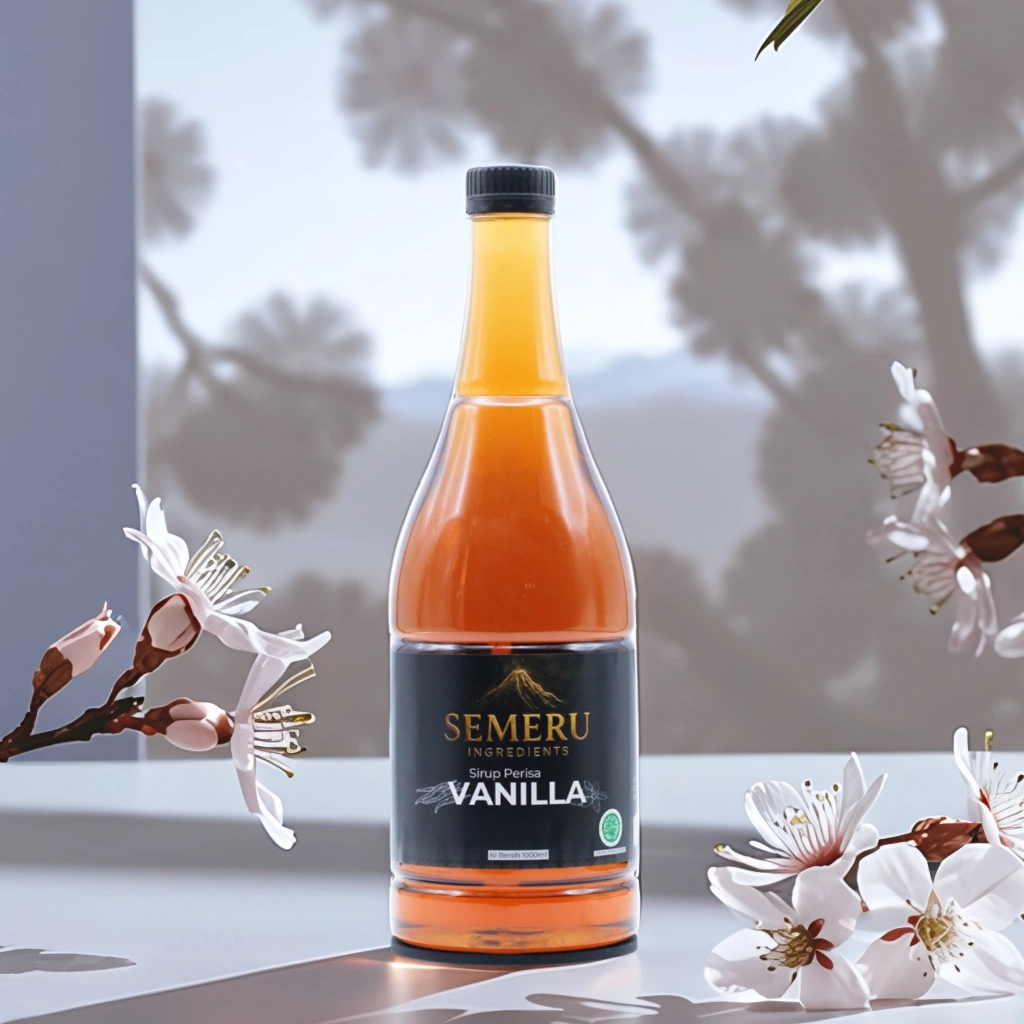 Semeru Sirup - Syrup Vanilla 1000ml - Sirup Minuman Rasa Vanilla