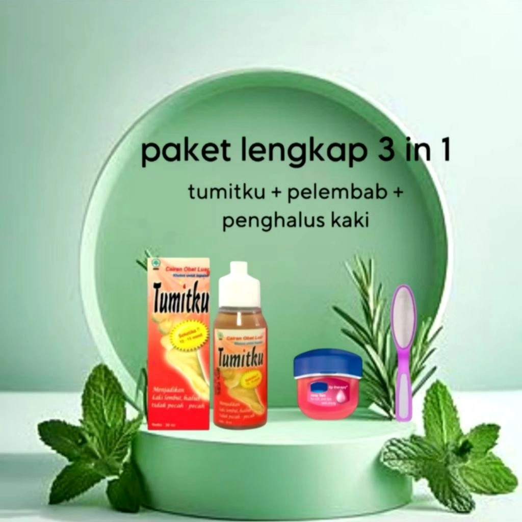 Paket bundling tumitku pembersih kaki pecah pecah / Paket lengkap 3in1 tumitku perawatan telapak kaki pecah pecah dan kapalan