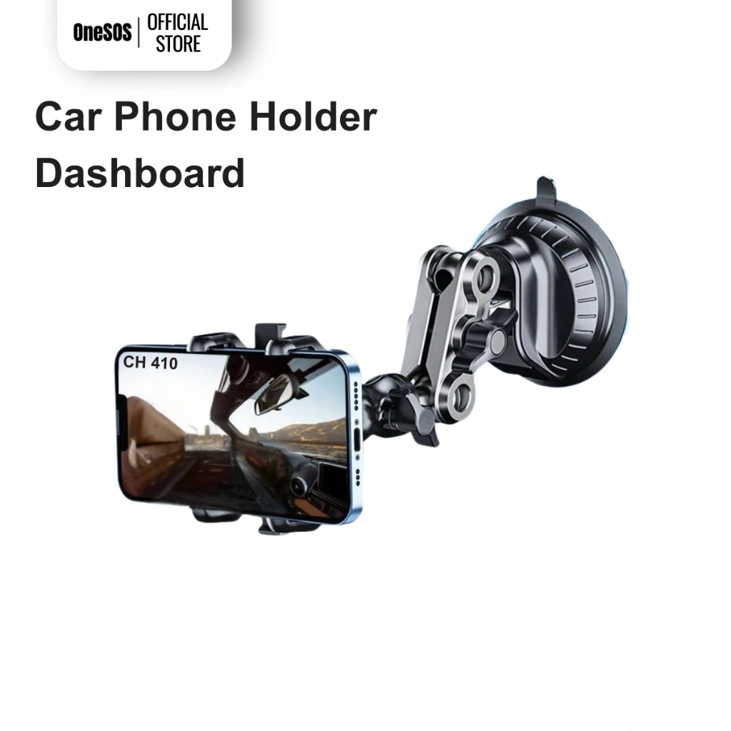 OneSOS Car Phone Holder Mount Magic Arm 360° Universal Dudukan HP mobil Suction Cup