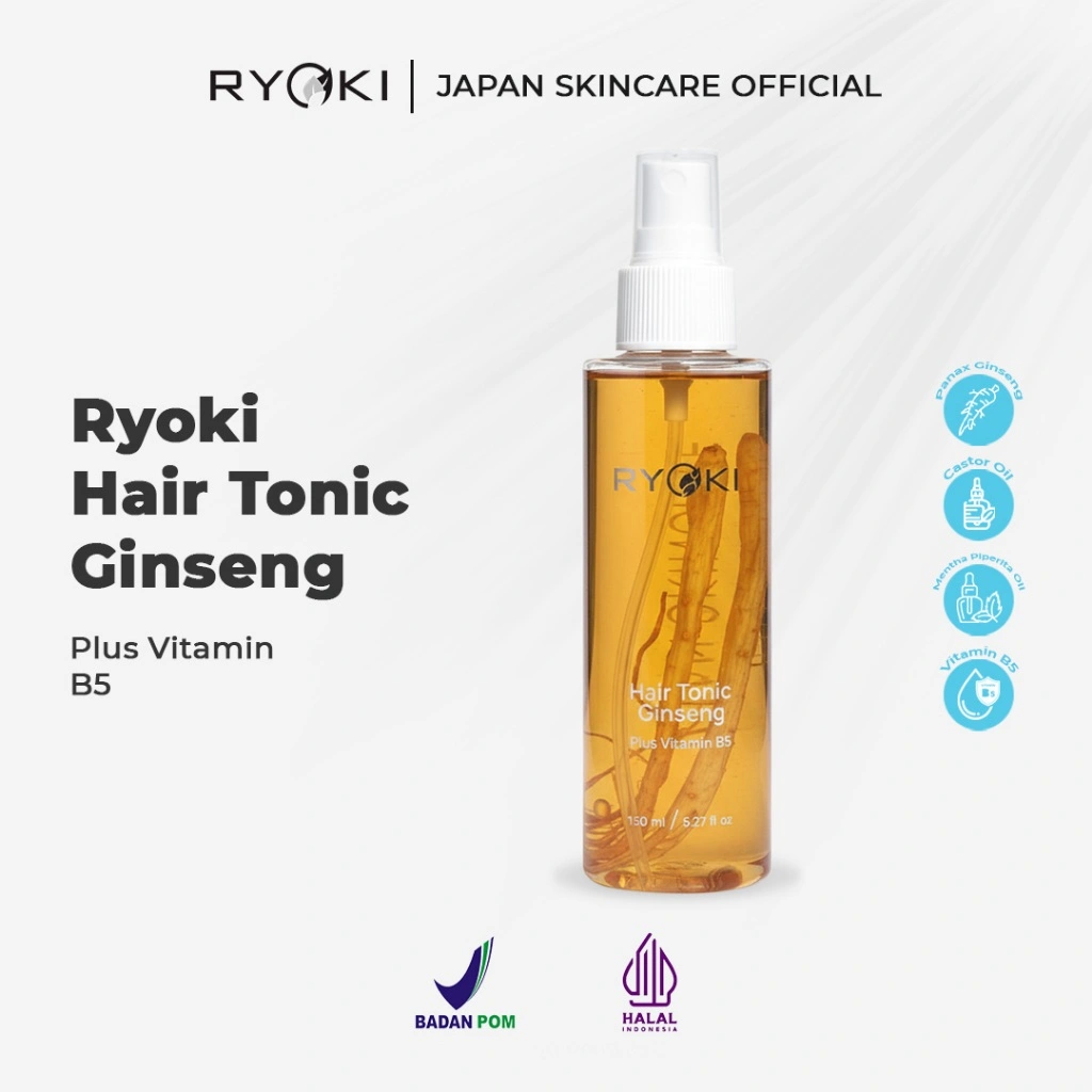 RYOKI - Hairtonic Gingseng Korea With Vitamin B5 150ML