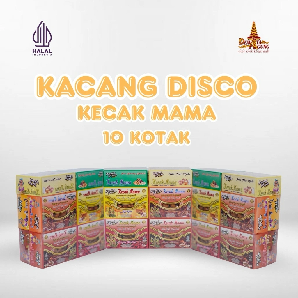 Kacang Disco Kecak Mama 10 Rasa Oleh-oleh Khas Bali