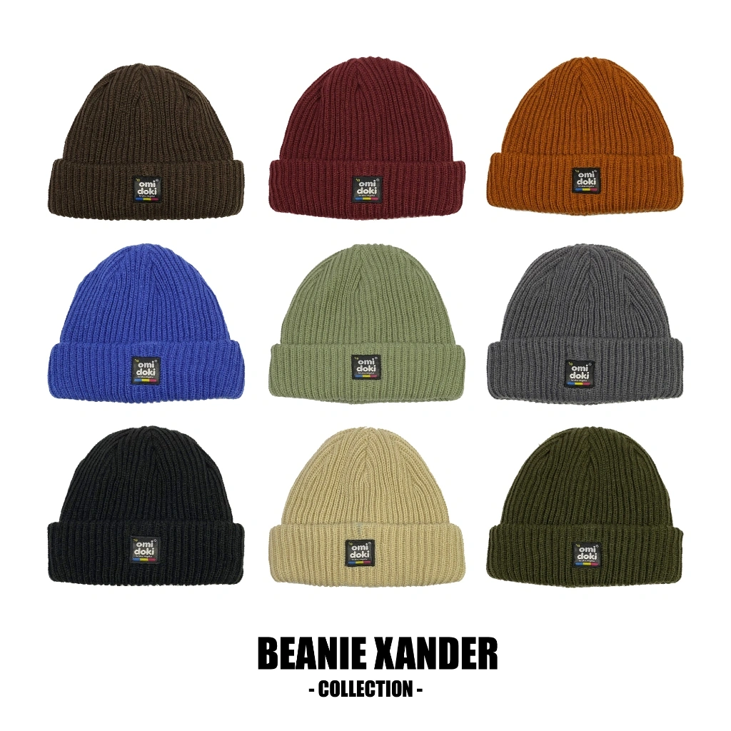 Omidoki Beanie Topi Kupluk Pria Xander Series All Variant Colour