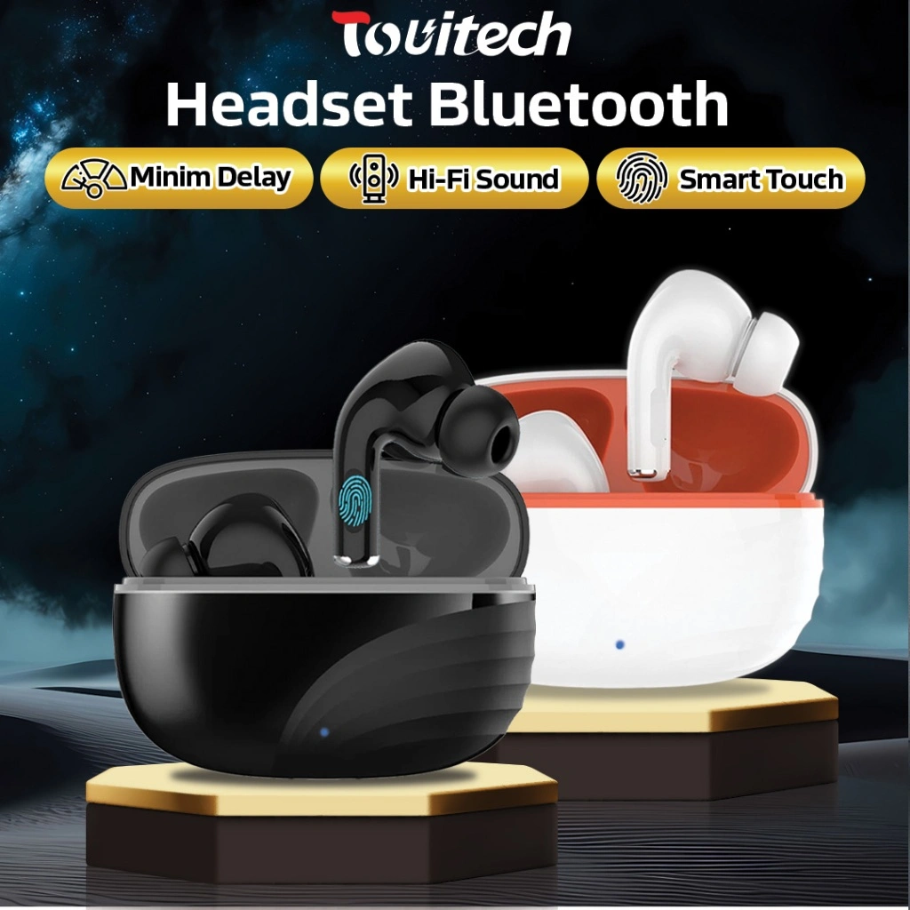Earphone Bluertooth 5.4 Wireless TWS Headset Earbuds Bluetooth Sport Low Latency Gaming HST10D