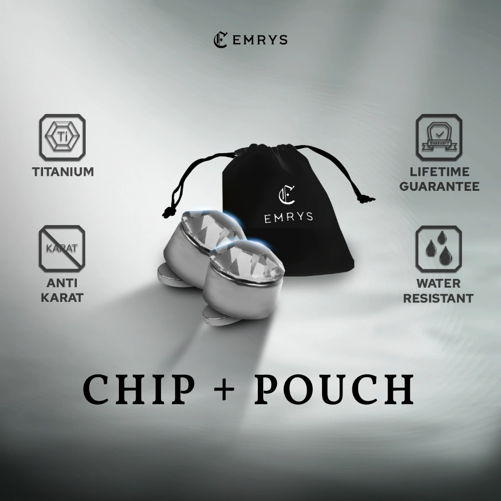 Buy 1 Get 1 Emrys CHIP Anting Magnet TITANIUM Anti Karat Pria dan Wanita