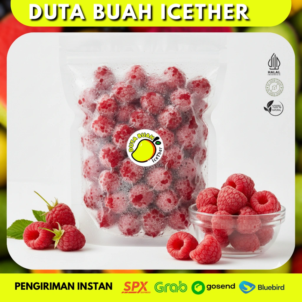 Raspberry Frozen Fruit – Buah Beku Segar Siap Konsumsi  | Duta Buah Icether Bandung