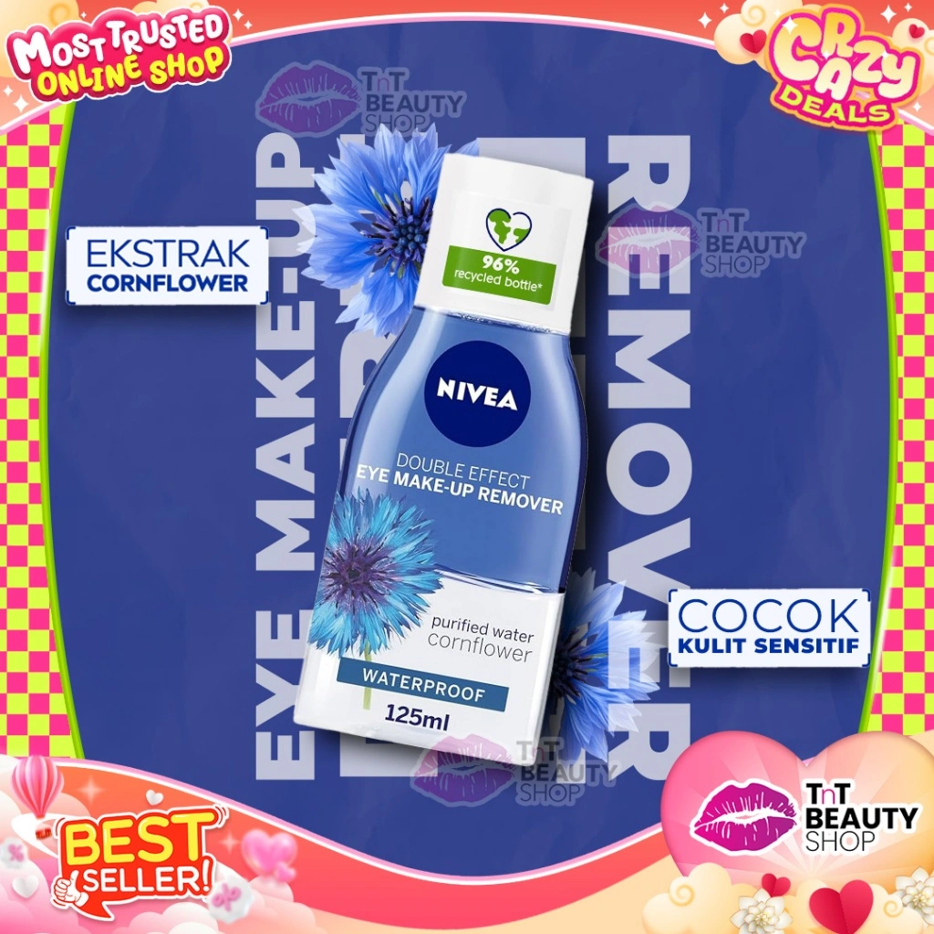 NIVEA Face Make Up Double Eye Remover 125 ml | TnT Beauty Shop
