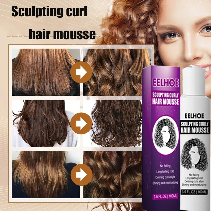 Curl Gel curling cream gel rambut keriting hair spray elastin keriting Tidak lengket Lebih keriting