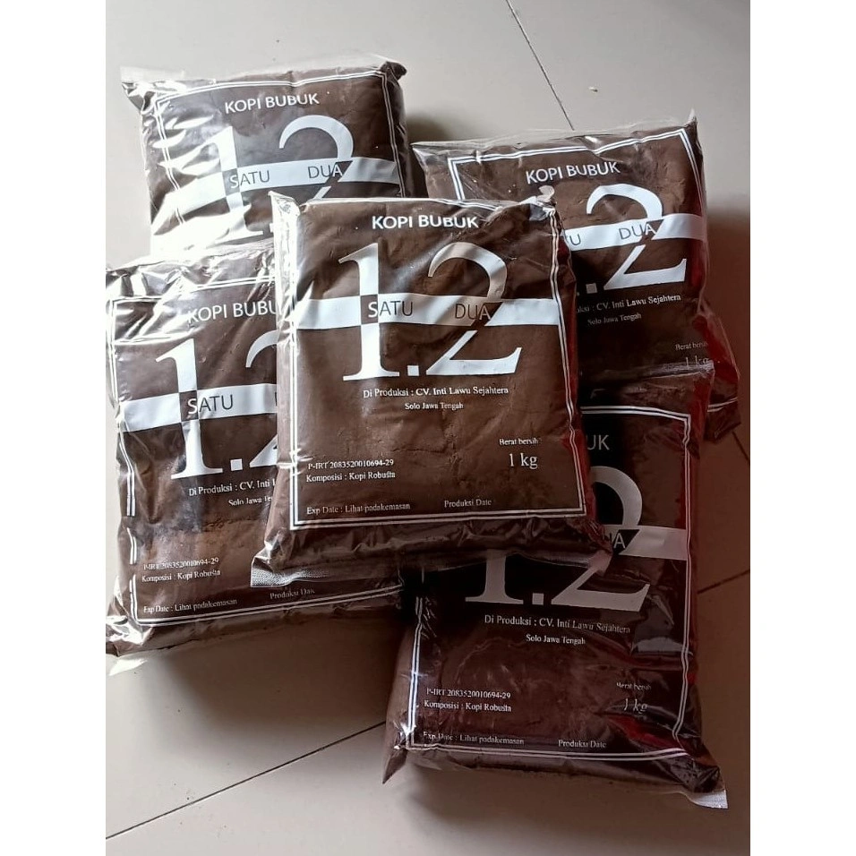 kopi bubuk 1kg/bukan kopi tanpa ampas/kopi hitam/kopi hitam khas madura 1kg Kwalitas Super