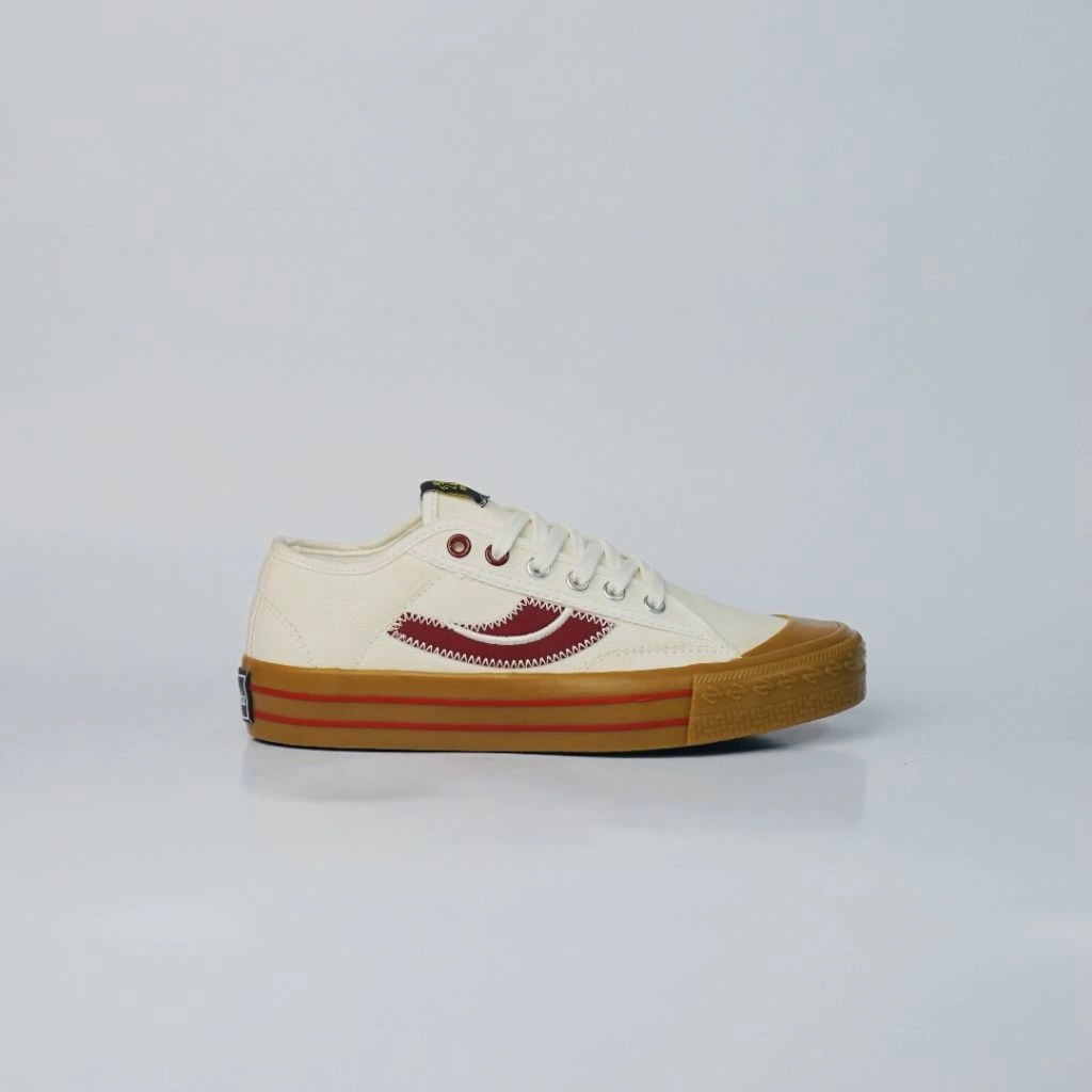 zirotz - flexion maroon gum 36-44 sepatu sneakers pria wanita casual