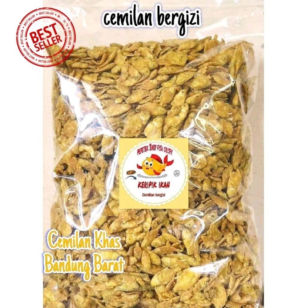 IKAN WADER CRISPY /MINI FISH CRISPY RENYAH GURIH KRIUK Makanan Food Seafood Frozen Meat