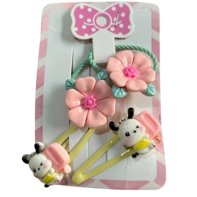 Jepit & Ikat Rambut Tiktok Uhuy 7 cm | 1 Card Isi 2 Pcs – Aksesori Lucu & Trendy