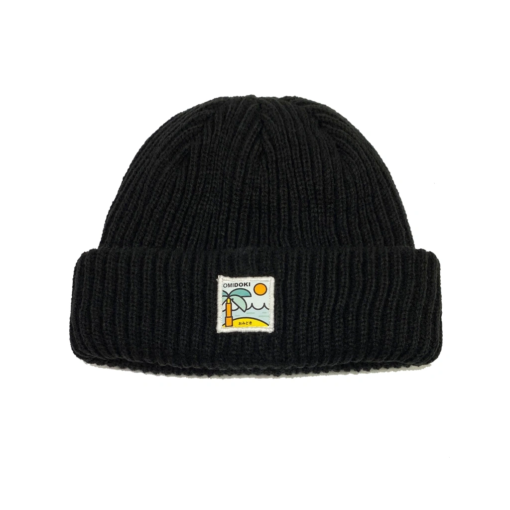 Omidoki Beanie Patch Bordir Topi Kupluk Pria Nebula