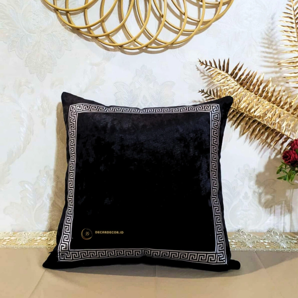 Sarung Bantal Sofa Velvet Polos 45x45 cm Estetik Nordic Kualitas Premium - Minimalis Mewah