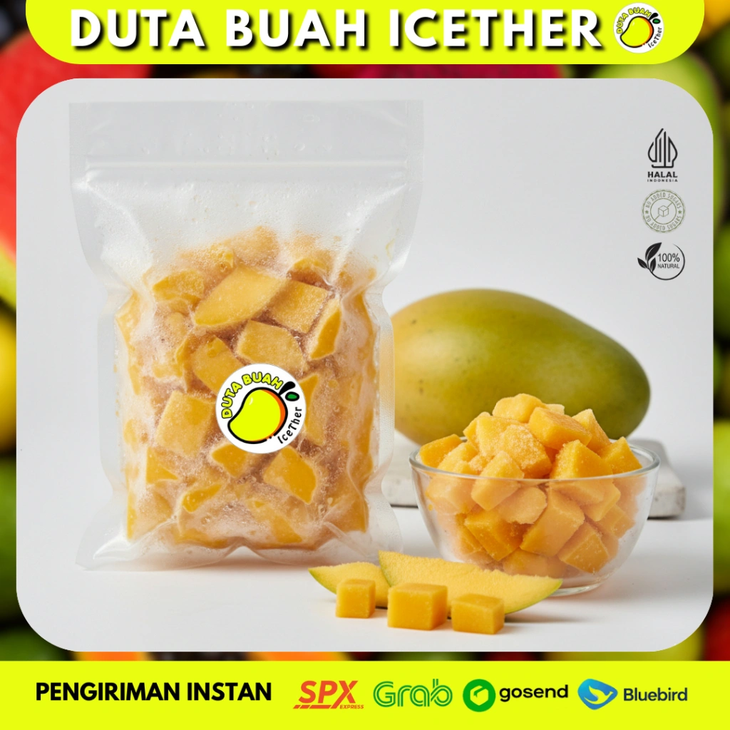 Mangga Harum Manis Frozen Fruit – Buah Beku Segar Siap Konsumsi | Duta Buah Icether Bandung