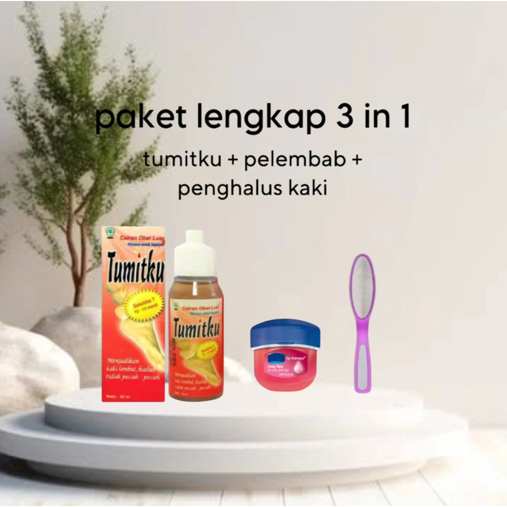 [ BPOM ] Paket Bundling Tumitku+pelembab+penghalus kaki solusi kaki tumit pecah-pecah dan kapalan asli berkuallitas