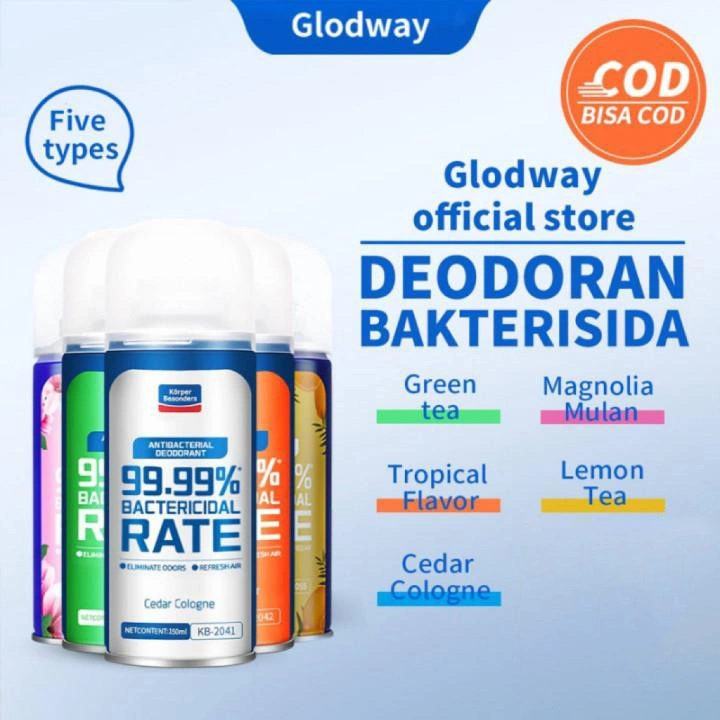 Promo Glodway Sterilisasi 99.9% Air Freshener Di Dalam Mobil Anti Bacterial Penghilang Bau Car Parfum Odor Eliminator Ruangan Rumah Semprotan AC Pembersih Udara Spray Pewangi Deodorant Otomatis Aromaterapi Fogging Disinfectant