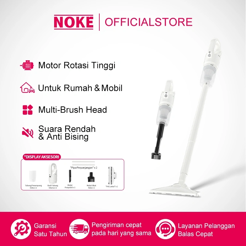 NOKE Vacuum Cleaner Portable  5 In 1 Anpa Kabel Genggam Penyedot Debu / Rumah Hisap Tungau