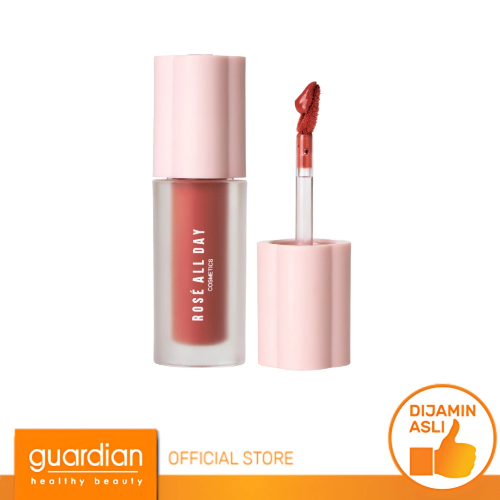 Rose All Day Lip Mousse Records - Lip Cream Matte Ringan, Transferproof, Hasil Matte dan Tidak Lengket, Tekstur Ringan 2.7Gr