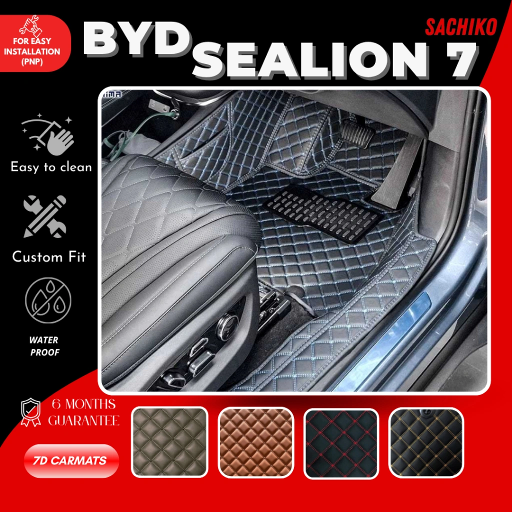 SACHIKO Karpet Mobil 7D Premium BYD SEALION 7 2024 Now Fullset