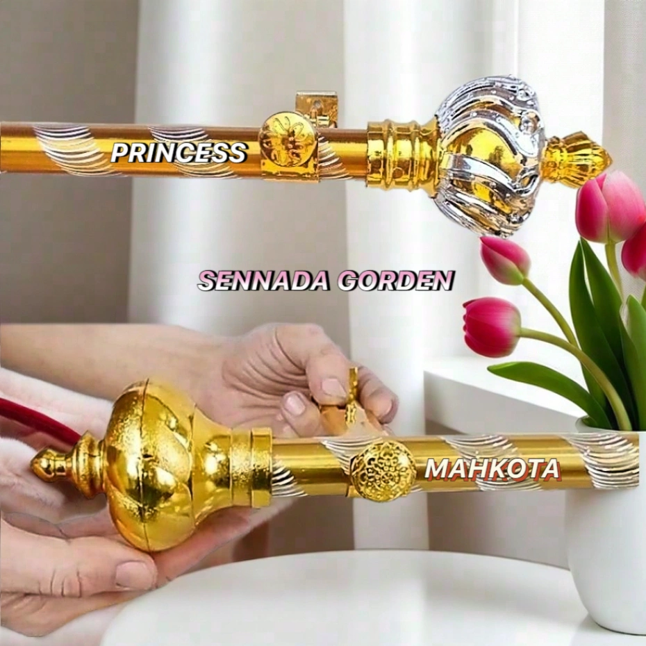 Tiang Gorden Besi Full Set Princess Dan Mahkota