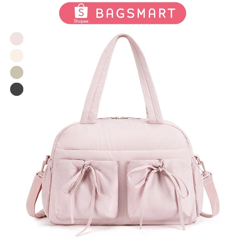 BAGSMART Tas Travel Duffel Gym Bag Bow Tahan Air Carry on Weekender Bags Workout Bag