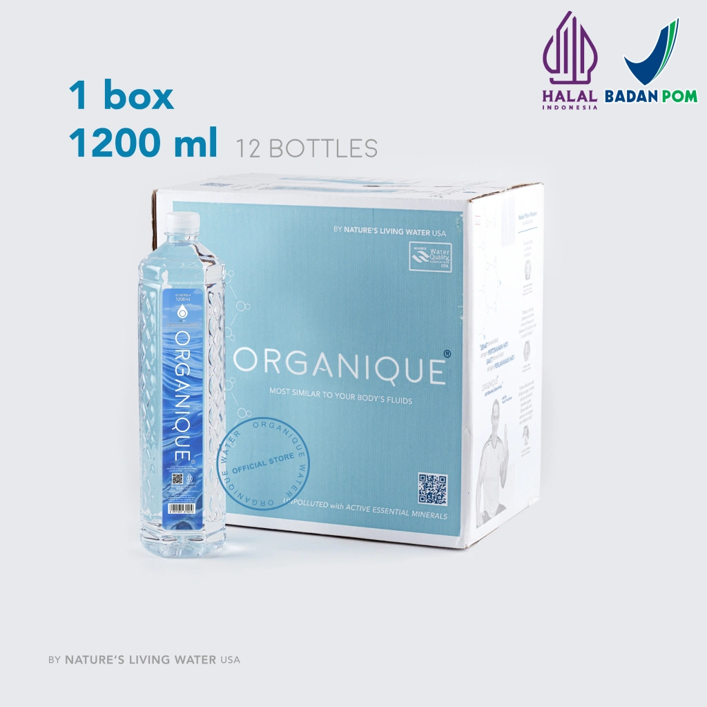 Organique Water (1 box 1200ml)