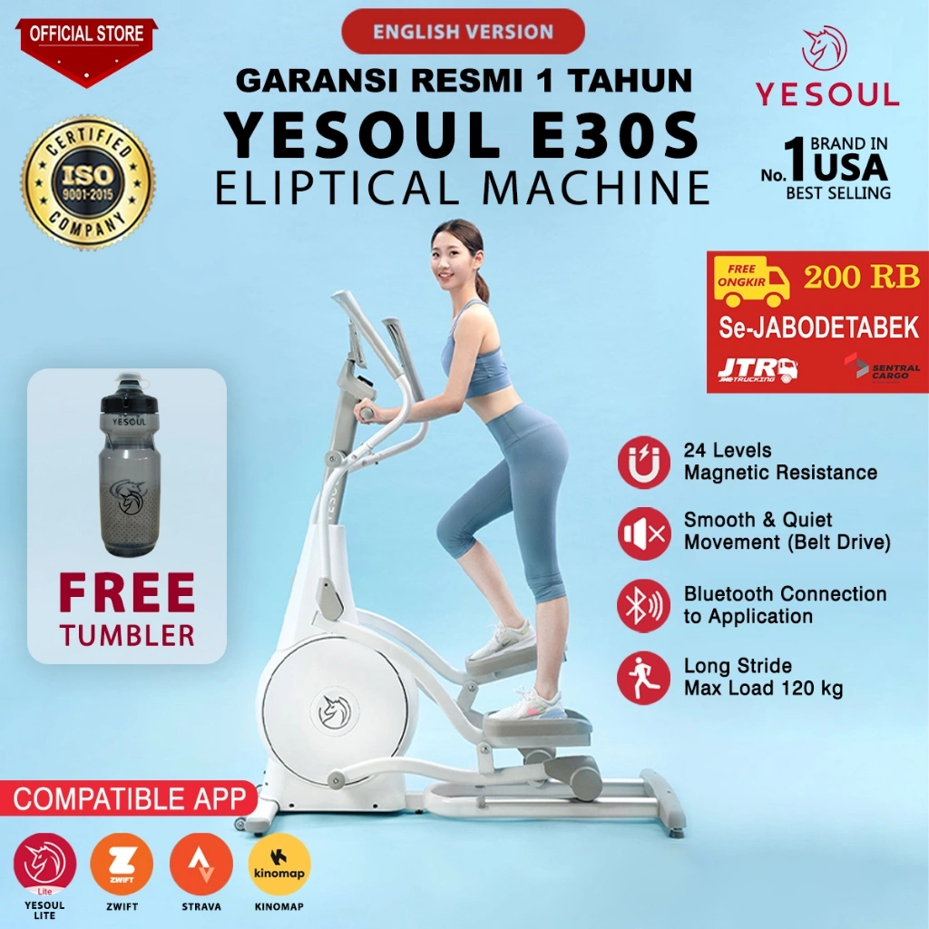 Yesoul E30S Smart Elliptical Machine